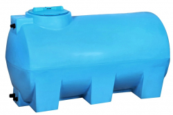 АКВАТЕК Бак для воды ATH 1000 синий (штуцеры, поплавок)
