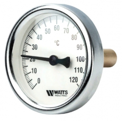 Watts F+R801 OR (TAS) 63/75 Термометр биметаллический с погружной гильзой 1/2