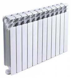 Биметаллический секционный радиатор RIFAR BASE 500 13 секций (боковое подключение)