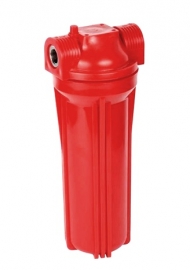 Акватек Фильтр для горячей воды Slim line FMR34 (красный корпус 10