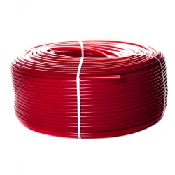 STOUT Труба из сшитого полиэтилена PE-Xa/EVOH 20х2,0 (бухта 100 м) красная для отопления