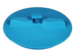 АКВАТЕК Крышка пластиковая 355мм с дыхательным клапаном, синяя