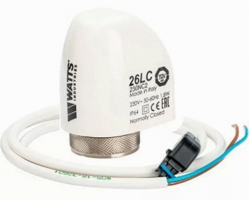 Watts 26L C230NC2 Сервопривод нормально закрытый 230В (10025872)