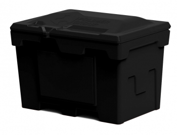 Полимер Групп Ящик пластиковый 500л с крышкой, черный