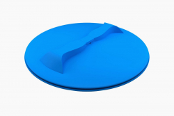 Polimer Group Крышка пластиковая 350мм с дыхательным клапаном, синяя
