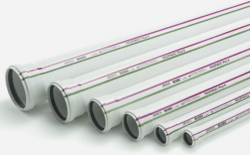 REHAU RAUPIANO Plus Труба канализационная D110 1000 мм, шумопоглощающая белая