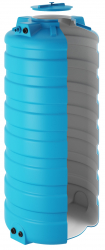 АКВАТЕК Бак для воды PREMIUM ATV 500 BW сине-белый (штуцеры)