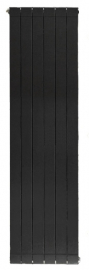 STOUT OSCAR 1800 4 секции Радиатор алюминиевый боковое подключение (цвет 2748 cod.07 черный)