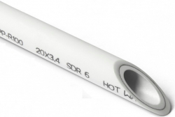 PRO AQUA DUO SDR 6 Труба полипропиленовая PP-R 32х5,4 армированная (алюминий) белая 4м