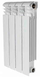 STOUT VEGA 500 4 секции (84мм) Радиатор биметаллический боковое подключение (белый RAL 9016)