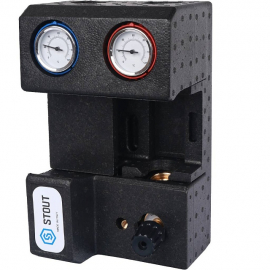STOUT SDG-0007-002001 Насосная группа с 3-ходовым приводным смесителем 3/4