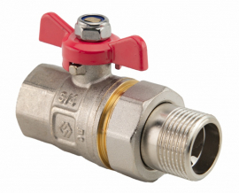 MVI BV.920.05 Кран шаровой полнопроходной с полусгоном (американкой) 3/4