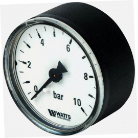 Watts F+R100(MDA) 50/10x1/4 Манометр осевой (аксиальный) 0-10 бар, диаметр 50мм, 1/4