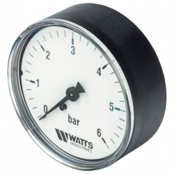 Watts F+R100(MDA) 63/6х1/4 Манометр осевой (аксиальный) 0-6 бар, диаметр 63мм, 1/4