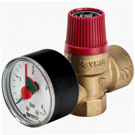 Watts SVM 25 -1/2 Предохранительный клапан с манометром для систем отопления (2,5 бар, 1/2