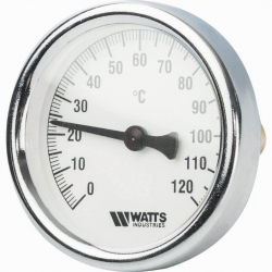 Watts F+R801 OR (TAS) 63/75 Термометр биметаллический с погружной гильзой 1/2