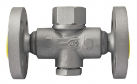 АДЛ СТИМАКС TM42.40.025.Ф/Ф Конденсатоотводчик термодинамический DN25 (фланец) PN40, нерж. сталь, Tmax 400С, перепад dP 40 бар