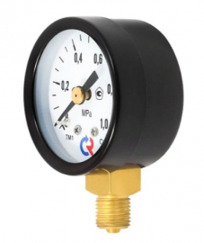 РОСМА ТМ-310Р.00(0-1,6MPa)G1/4.1,5 Манометр с поверкой радиальный 0-16 бар, корпус 63мм, 1/4