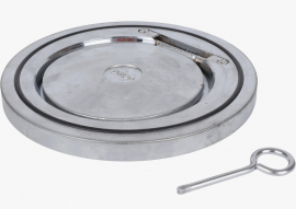 TECOFI CB5440-0150 Клапан обратный одностворчатый межфланцевый DN150 PN16 (оцинк. сталь, уплотнение EPDM)