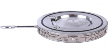 TECOFI CB5440-0065 Клапан обратный одностворчатый межфланцевый DN65 PN16 (оцинк. сталь, уплотнение EPDM)