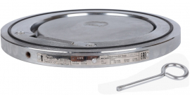 TECOFI CB5440-0200 Клапан обратный одностворчатый межфланцевый DN200 PN16 (оцинк. сталь, уплотнение EPDM)