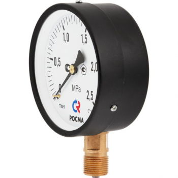 РОСМА ТМ-510Р.00(0-0,4MPa)G1/2.1,5 Манометр с поверкой радиальный 0-0,4 МПа, корпус 100мм, 1/2