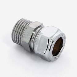 TIEMME 1100CZC Муфта компрессионная хромированная 22х3/4