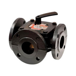 Giacomini R297Y106 Клапан трехходовой смесительный DN65 (фланец) чугун, KVS 90