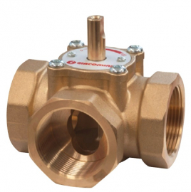 Giacomini R297Y007 Клапан трехходовой смесительный 1 1/2”F (внутренняя резьба) латунь, KVS 25