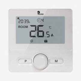 WESTER RT25P Термостат электронный программируемый с ЖК-дисплеем