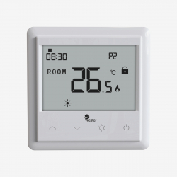 WESTER RT07P Термостат электронный программируемый с ЖК-дисплеем (сенсор), встраиваемый