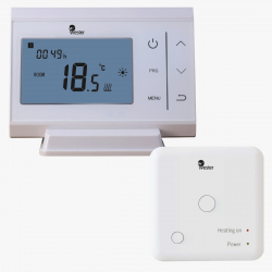 WESTER RT11PRF Радиотермостат с ЖК-дисплеем (сенсор) электронный программируемый беспроводной, настенный/настольный