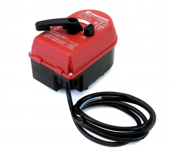 Giacomini K275Y011 (230В, 3-точ., 90 сек., 15Нм) Привод электрический поворотный (сервопривод с регулированием) для клапанов R296, R297