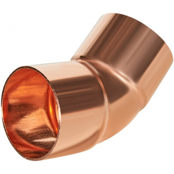 JINTIAN JT-1504135 Отвод 45 градусов ВП-ВП 35 (внутренняя-внутренняя) для медных труб под пайку