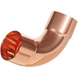 JINTIAN JT-15002A28E Отвод 90 градусов ВП-ВП 28 (внутренняя-внутренняя) для медных труб под пайку