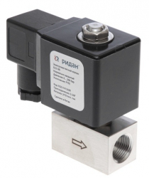 Ридан EV214R Клапан электромагнитный (соленоидный) высокого давления двухходовой нормально закрытый 24В, 0...200 бар, 3/8