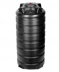 АКВАТЕК ATVU 500 OPTIMA черный (штуцеры) Бак для воды узкий, диаметр 640мм (Д)