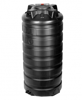 АКВАТЕК ATVU 500 OPTIMA черный (штуцеры) Бак для воды узкий, диаметр 640мм (Д)