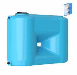 АКВАТЕК Combi 1100 PREMIUM сине-белый (штуцеры, поплавок) Бак для воды (Д)
