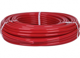 STOUT PE-Xa/EVOH 20х2,0 красная (бухта 100 м) Труба из сшитого полиэтилена с кислородным слоем, для отопления