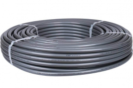 STOUT PE-Xa/EVOH 20х2,8 серая (бухта 100м) Труба из сшитого полиэтилена с кислородным слоем, универсальная