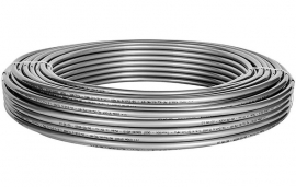 STOUT PE-Xa/Al/PE-RT 16,2х2,6 серая стабильная (бухта 100м) Труба из сшитого полиэтилена с алюминиевым слоем