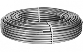 STOUT PE-Xa/Al/PE-RT 20х2,9 серая стабильная (бухта 100м) Труба из сшитого полиэтилена с алюминиевым слоем