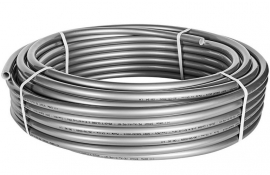 STOUT PE-Xa/Al/PE-RT 25х3,7 серая стабильная (бухта 50м) Труба из сшитого полиэтилена с алюминиевым слоем