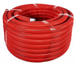 STOUT PEX-b/AL/PEX-b 32х3,0 (бухта 50 м) Труба металлопластиковая в теплоизоляции 6мм, красная