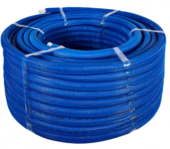 STOUT PEX-b/AL/PEX-b 20х2,0 (бухта 100 м) Труба металлопластиковая в теплоизоляции 6мм, синяя