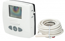 Watts WFHT-LCD (5-30С, 230В, ЖК-дисплей) Термостат комнатный электронный с выносным датчиком для теплого пола