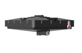 АКВАТЕК Бак для душа 120л с лейкой и подогревом (950х950х305) Стандарт