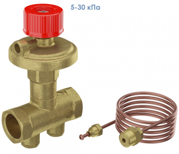 Giacomini R206CY224 (5-30 кПа) Клапан балансировочный автоматический компактный 3/4