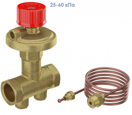 Giacomini R206CY233 (25-60 кПа) Клапан балансировочный автоматический компактный 1/2